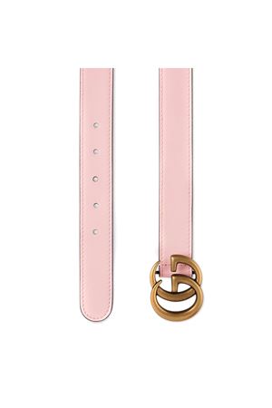 Cintura kids in pelle rosa pastello GUCCI KIDS | 4327071OY0G5815